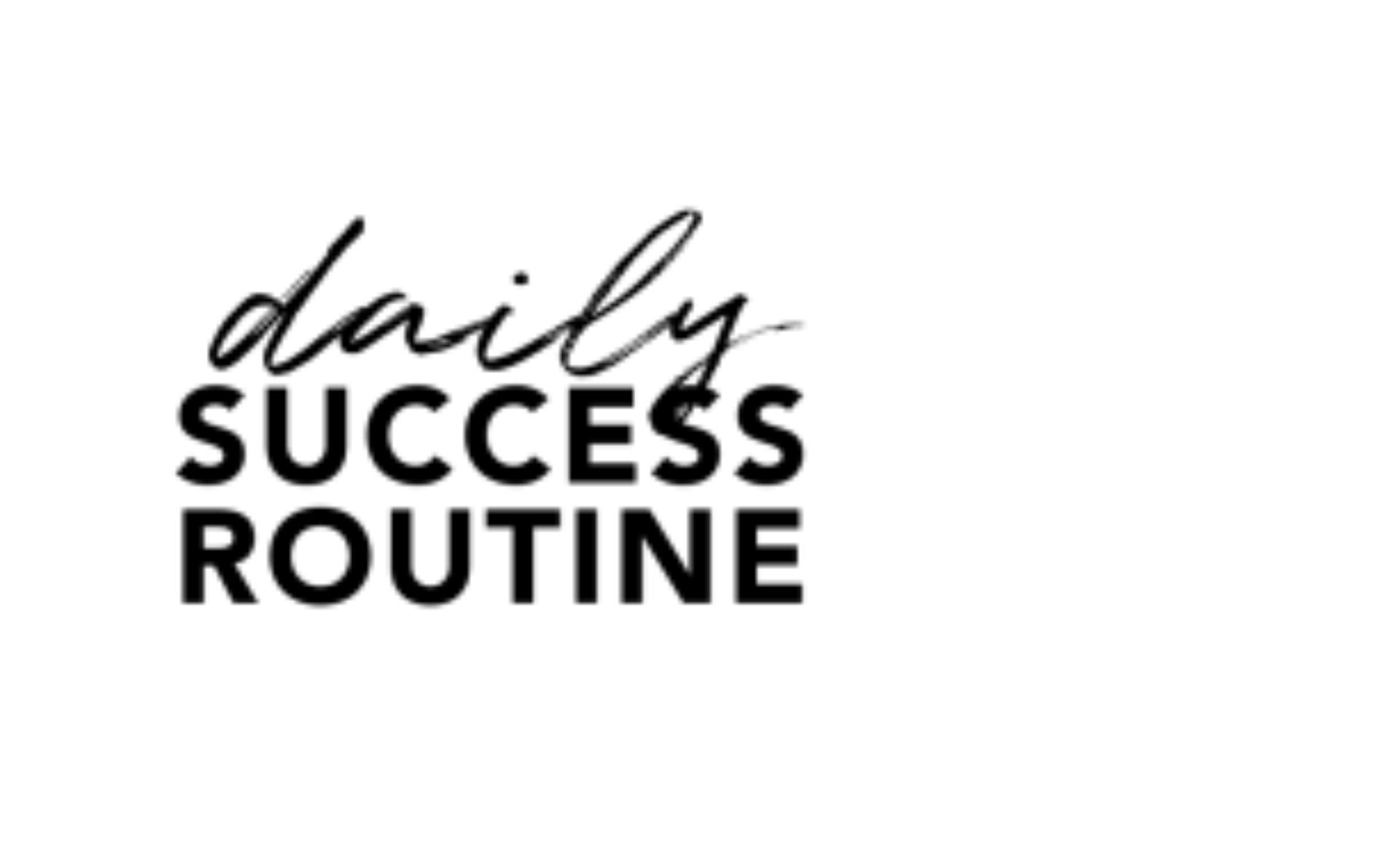 Daily Success Routine Logo 